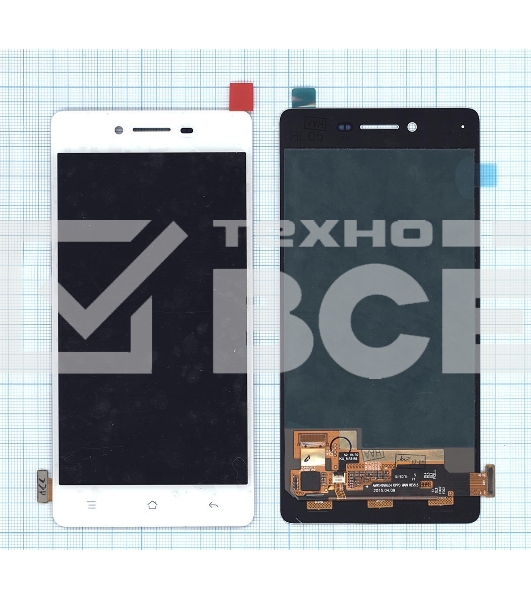 Дисплей для OPPO R7 белый