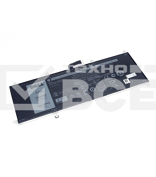 Аккумуляторная батарея для планшета Dell Venue 10 Pro 5056 (GFKG3) 7.4V 4220mAh 8pin