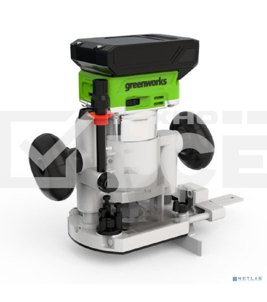 Фрезер аккумуляторный GreenWorks G24RO, 24V, бесщеточный, без АКБ и ЗУ  (3502507)