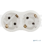 Разветвитель ЭРА 2-м SPx-2e-W с заземл. 16А бел., фото3