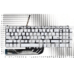 Клавиатура для ноутбука Dell Inspiron 5584 серебристая, фото2