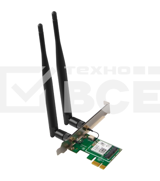 Сетевой адаптер Tenda E30 беспроводной двухдиапазонный PCI-e адаптер Wi-Fi 6 AX3000 c Bluetooth 5.0