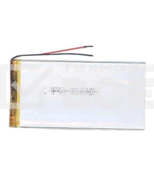 Аккумулятор Li-Pol (батарея) 3*75*135мм 2pin 3.7V/4000mAh