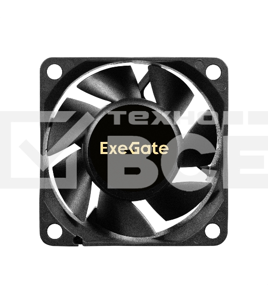 Вентилятор для корпуса ExeGate EX06025B3P-24 черный, 60 мм, 5100 об/мин, 34 дБ, 3 pin