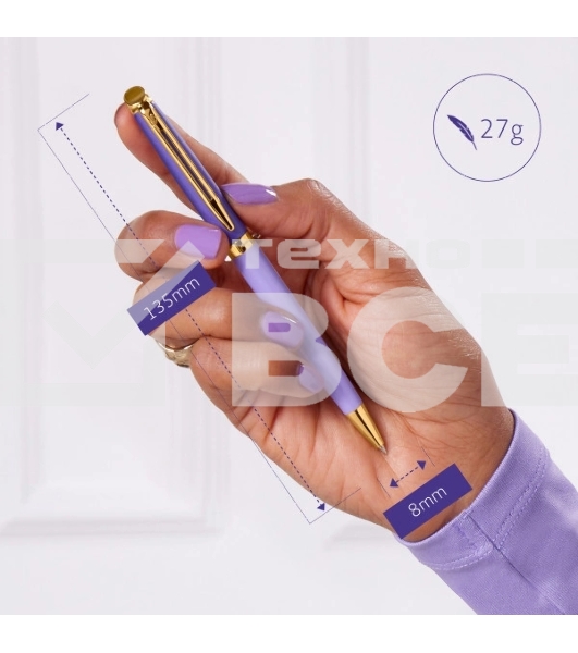 Ручка шариковая Waterman Hemisphere Colour Blocking (2179923) Purple GT M, синие чернила, подарочная коробка