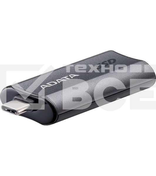 Твердотельный диск A-DATA External SC750 серый SC750-500G-CCBK 500GB USB 3.2 Gen 2 Type-C, [R/W -1050/1000 MB/s]