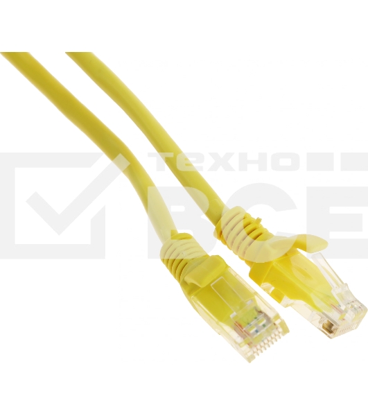 Патч-корд Premier PP12-2M/Y 1000Гбит/с UTP 4 пары cat.5E CCA molded 2м желтый RJ-45 (m)-RJ-45 (m)