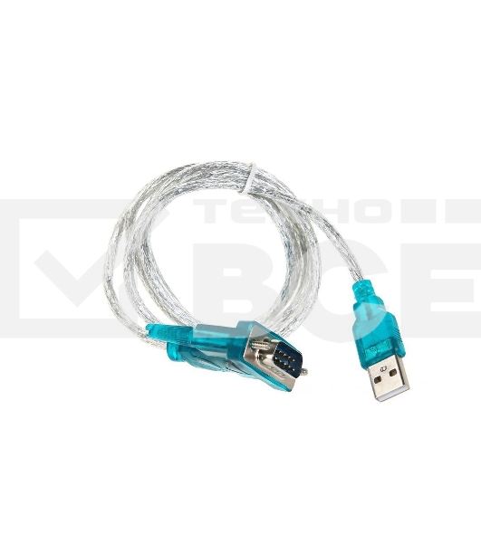 Кабель AM/Com port 9pin 1.2м Aopen/Qust адаптер USB -> RS232, DE9P (добавляет в систему новый COM порт), ACU804