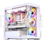 Корпус без блока питания JONSBO D300, Mini-Tower, TG, no fan, 2xUSB-A 3.2 + 1xUSB-C 3.2, mATX, mITX White, фото19