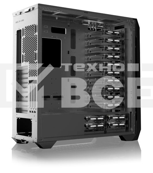 Компьютерный корпус без блока питания Case Raijintek ZOFOS ULTRA, Full-Tower, TG, no fan, 2xUSB-A 3.0 + 1xUSB Type-C, SSI-EEB, E-ATX, ATX, mATX, mITX Black