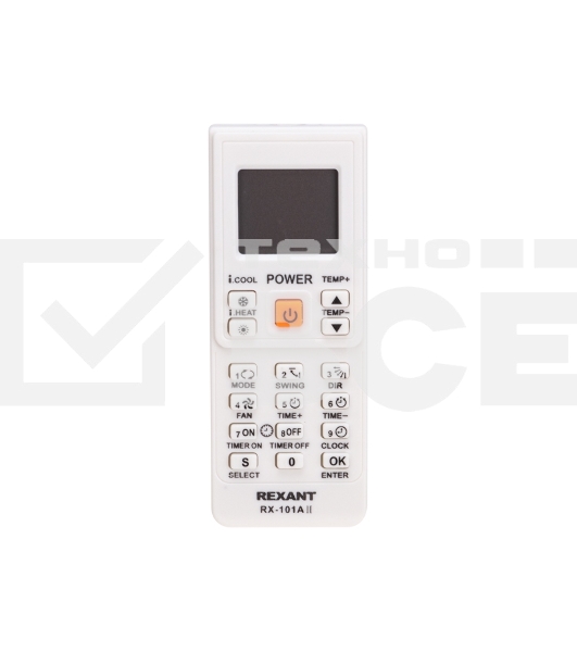 Универсальный пульт дистанционного управления Rexant для кондиционеров (RX-101AII)