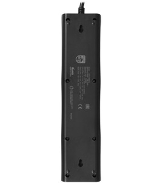Сетевой фильтр Philips CHP4336BB/51, 3 м, 3 розетки, черный