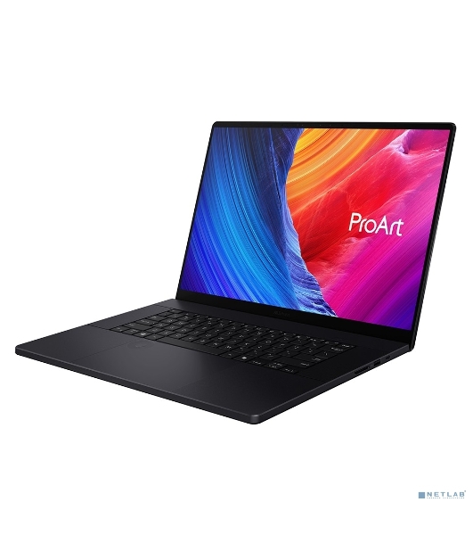 Ноутбук ASUS ProArt P16 H7606WR-SE005X 16'(3840x2400 OLED)/Touch/AMD Ryzen AI 9 HX 370(2Ghz)/32Gb/2TbPCISSDGb/noDVD/Ext:NVIDIA GeForce RTX 5070 Ti(12288Mb)/Cam/BT/WiFi/90WHr/war 1y/1.98kg/Nano Black/Win 11Pro + алюм корп; DialPad