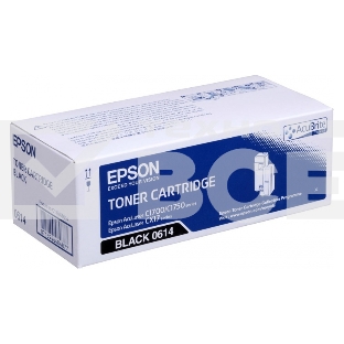 Картридж лазерный Epson 0614 (C13S050614) черный (2200 стр.) для AcuLaser AL-C1700/1750/CX17