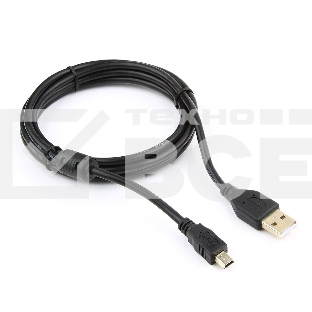 Кабель Gembird PRO CCF-USB2-AM5P-6 USB 2.0 кабель для соед. 1.8м А-miniB (5 pin) позол.конт., фер.кол.