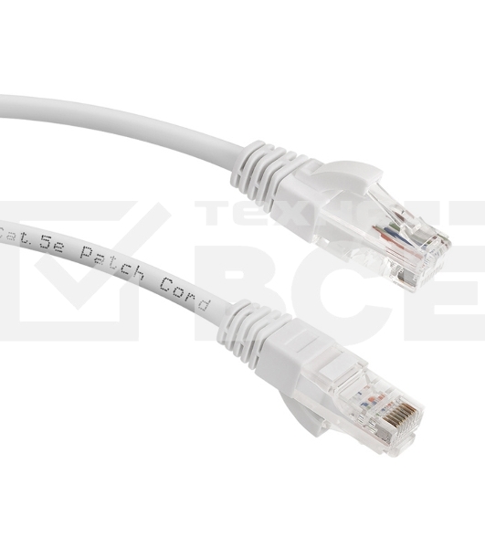 Кабель Патч-корд Lanmaster UTP LAN-PC45/U5E-1.0-WH вилка RJ-45-вилка RJ-45 кат.5е 1м белый LSZH (уп.:1шт)