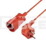 Удлинитель-шнур на рамке PROconnect ПВС 2х0.75, 10 м, б/з, 6 А, 1300 Вт, IP20, оранжевый, фото3