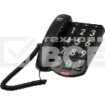 Телефон проводной Ritmix RT-520 черный, фото4