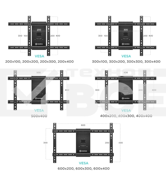 Кронштейн ONKRON M6L для телевизора 40