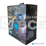 Гарнитура проводная Qumo Odin GHS 0023, стереогарнитура, подсветка, USB+3,5 jacks, фото 1