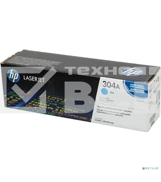 Картридж лазерный HP CC531A голубой для LJ CP2025/CM2320 2800 стр.