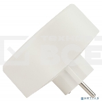 Разветвитель ЭРА 2-м SPx-2e-W с заземл. 16А бел., фото 1