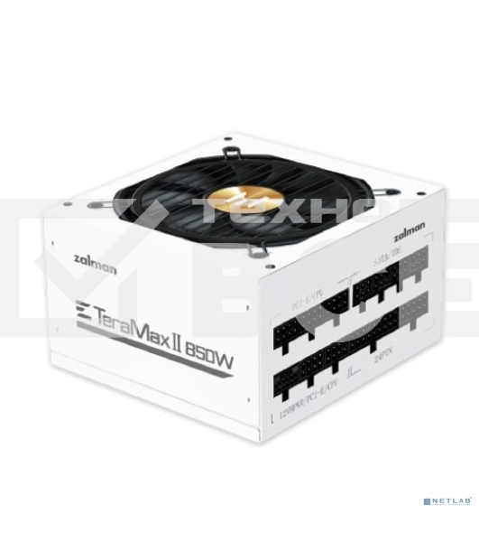 Блок питания Zalman ZM850-TMX2, 850W, 850Вт, 120мм, 80 PLUS Gold, модульный, белый