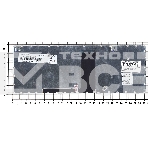 Клавиатура для ноутбука Lenovo V380 черная с красной рамкой, фото 1
