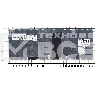Клавиатура для ноутбука Lenovo V380 черная с красной рамкой
