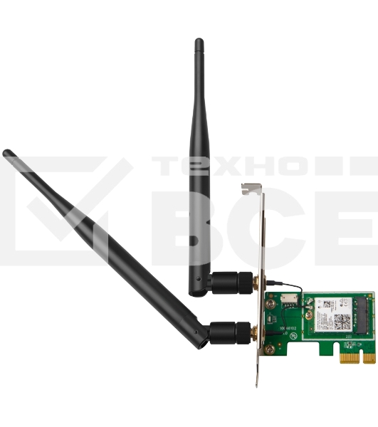 Сетевой адаптер Tenda E30 беспроводной двухдиапазонный PCI-e адаптер Wi-Fi 6 AX3000 c Bluetooth 5.0