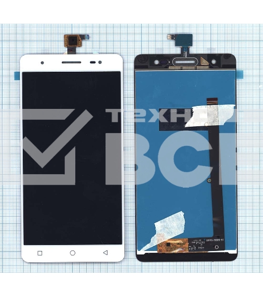 Дисплей для Micromax Q394 Canvas Juice 3+ белый