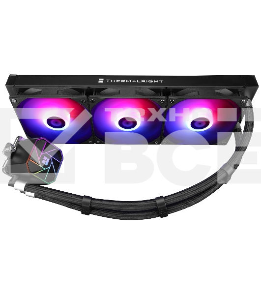 Система водяного охлаждения Thermalright Aqua Elite 360 V3 ARGB Soc-AM5/AM4/1151/1200/2066/1700 черный 4-pin 25.6dB Al Ret (A-ELITE-BL-360-ARGB-V3)