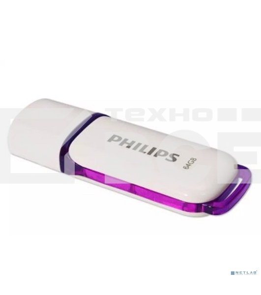 Флеш диск 64GB PHILIPS SNOW2.0 64GB, USB 2.0