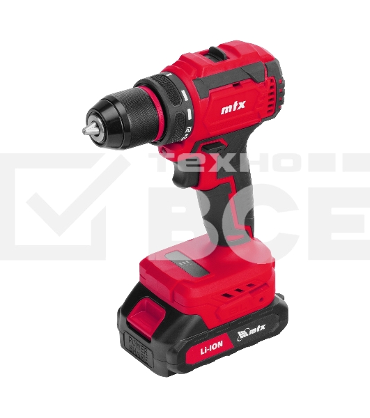 Дрель-шуруповерт аккумуляторная бесщет. CDS-BL-20, Li-Ion, 20 В MTX