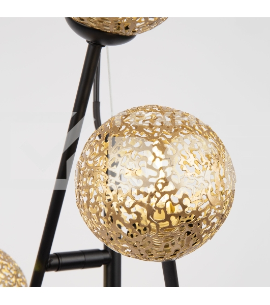 Светильник подвесной HIPER H819-0 6G96Вт BLACK/GOLD