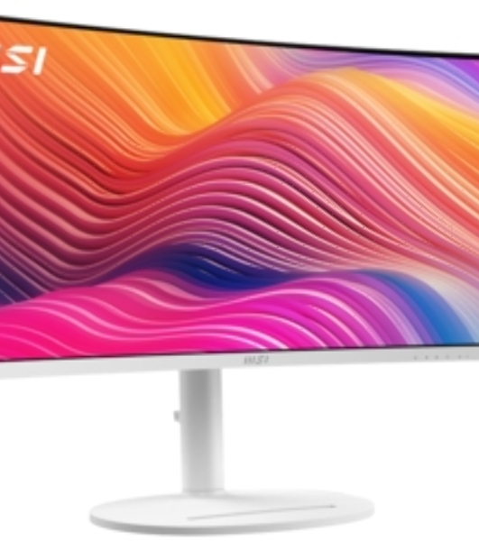 Монитор 34' MSI Modern MD342CQPW VA 3440x1440, 120 Гц, 4 мс, 21:9, 300 кд/м², 2xHDMI 2.0b, DP 1.4a, USB-C, USB Hub (2x USB 3.0), 3.5 Jack, динамики (2x3 Вт), Adaptive-Sync, изогнутый экран (1500R), белый