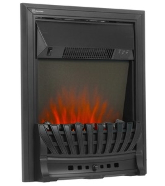 Каминокомплект: Очаг Electrolux Classic EFP/P-1020LS, портал Grado Classic графит, черный