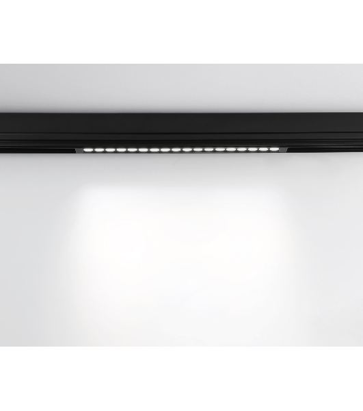 Светильник светодиодный трековый для шинопровода Magnetic Ambrella light GL1740 BK черный IP20 24W 4200K 220V 24° 455*25*42 (Без ПДУ)