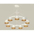 Светильник Ambrella light XR92031702/9 SWH/PYG/CL белый песок/золото желтое полированное/прозрачный GX53 (A9203, C9241, N8144), фото3