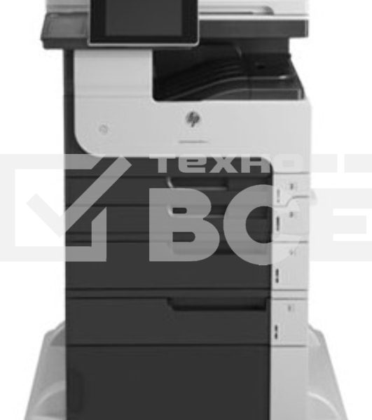 МФУ HP LaserJet Enterprise MFP M725f, лазерный принтер/сканер/копир/факс A3, 40ppm, 1200dpi, 1024Mb, 320Gb HDD, 5 trays 100+250+250+500+500, Cabinet, ADF100, Duplex, USB/LAN/FIH, Color LCD20i, 1y warr, repl. Q7830A M5035x, Q7831A M5035xs)