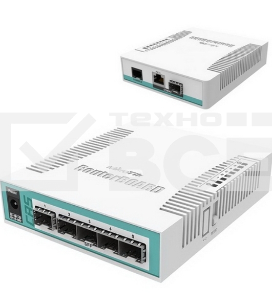 Маршрутизатор 5PORT SFP CRS106-1C-5S MIKROTIK