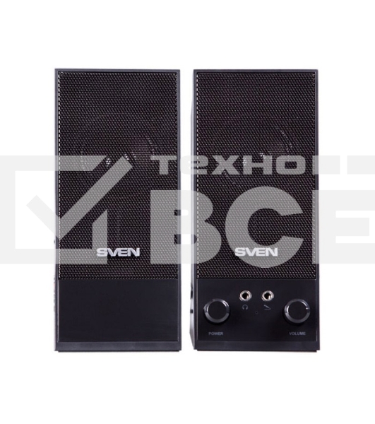 Акустическая система Sven SPS-604 2.0 черный 4Вт