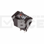 Выключатель клавишный 12V 35А (4с) ON-OFF  с красной LED подсветкой  Rexant, фото 1