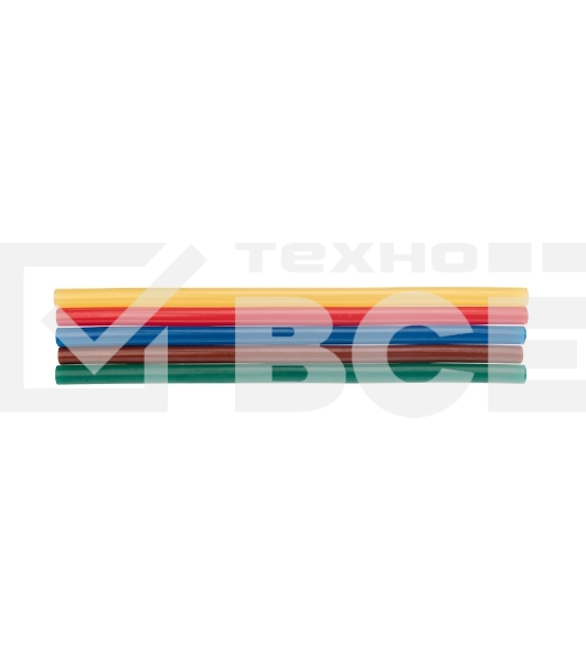 Клеевые стержни Rexant, Ø11 мм, 270 мм, цветные, 10 шт., хедер
