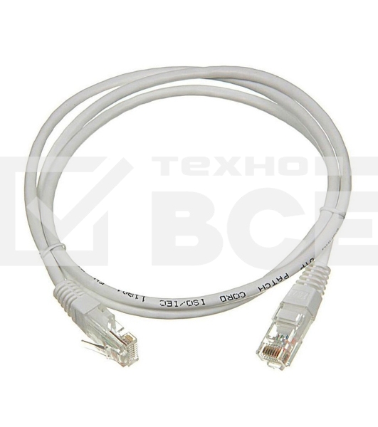 Кабель Патч-корд Lanmaster UTP LAN-PC45/U5E-1.0-WH вилка RJ-45-вилка RJ-45 кат.5е 1м белый LSZH (уп.:1шт)