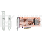 Плата расширения QNAP QM2-2P-384A 2 x M.2 22110 or 2280 PCIe (Gen3 x 4) NVMe SSD slots. Low-profile flat and Full-height brackets included., фото4