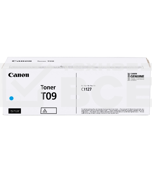 Тонер Canon T09 CY 3019C006 голубой туба для копира i-SENSYS X C1127iF, C1127i, C1127P