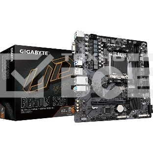 Материнская плата Gigabyte B650M S2H (V1.2), AM5, AMD B650, 2xDDR5, 4xSATA, 1xM.2, 1xPCI-E 4.0 x16, 3xUSB-A 3.2 Gen 1, 1xUSB-C 3.2 Gen 1, 1x 1Gb LAN, 3x3.5 мм, 7.1, Micro-ATX