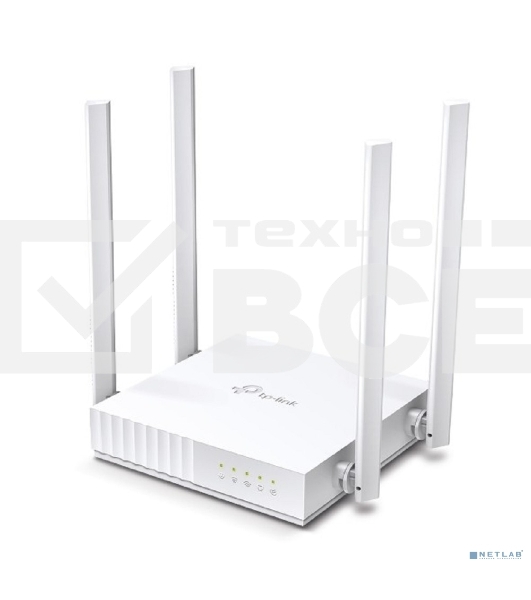 Роутер беспроводной TP-Link Archer C24 AC750 10/100BASE-TX белый