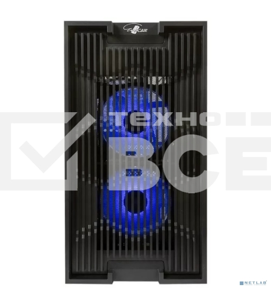 Компьютерный корпус Minitower mATX Eurocase 00-01003410 M07 3ARGB черный без БП закаленное стекло USB 3.0